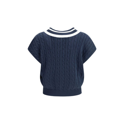 Brunello Cucinelli Blue Cotton Sweatshirt