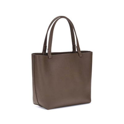 The Row Brown Calf Leather Bos Taurus Shoulder Bag
