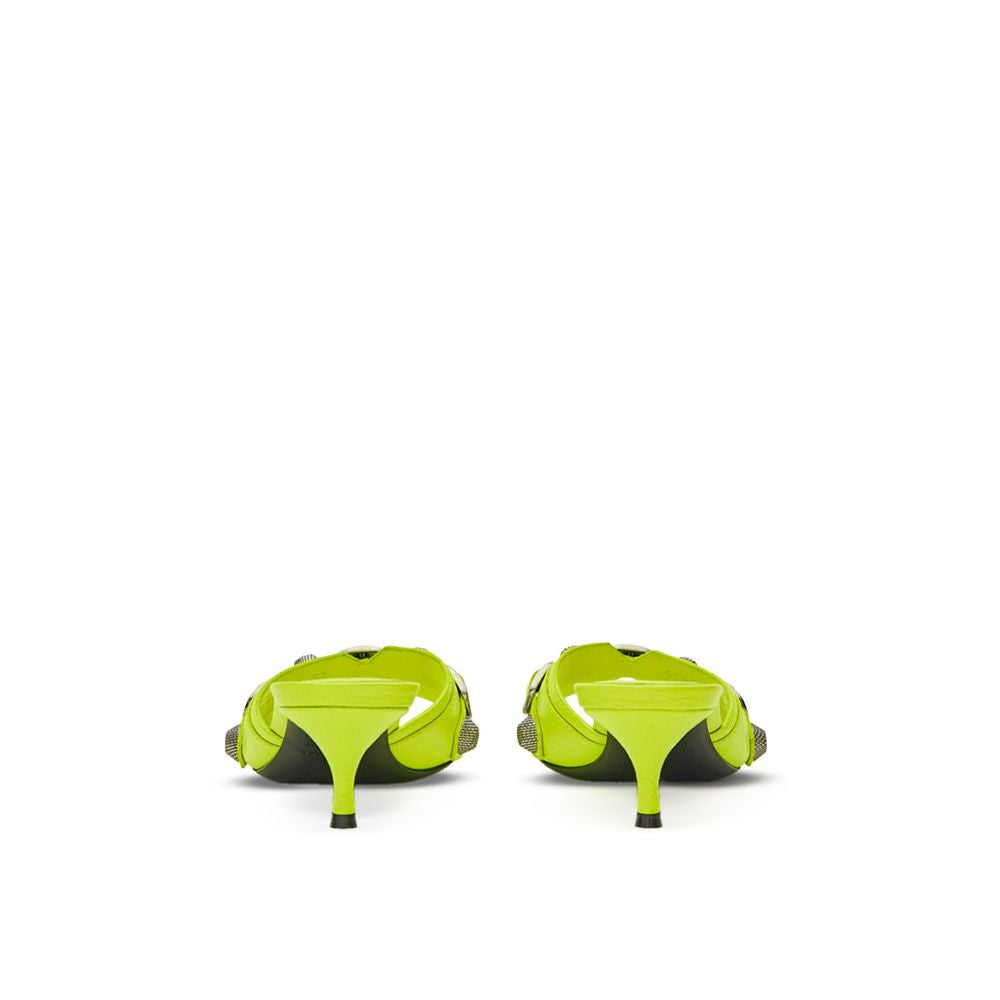 Balenciaga Yellow Leather Mules - BrandFit 88