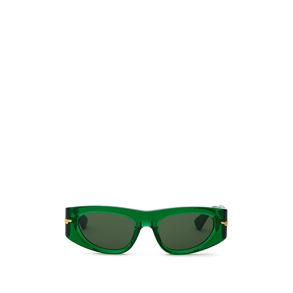 Bottega Veneta Green Acetate Sunglasses