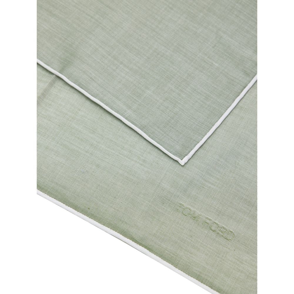 Tom Ford Green Cotton Pocket Square - BrandFit 88