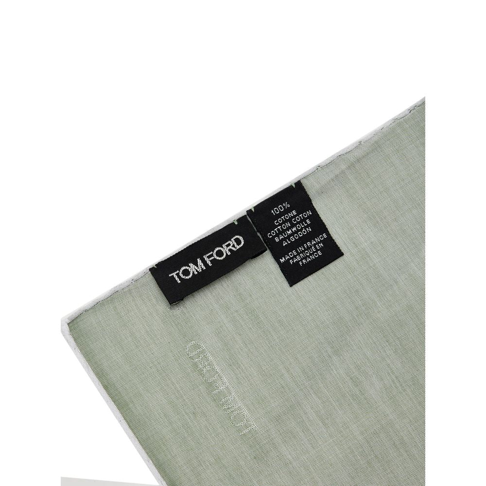 Tom Ford Green Cotton Pocket Square - BrandFit 88