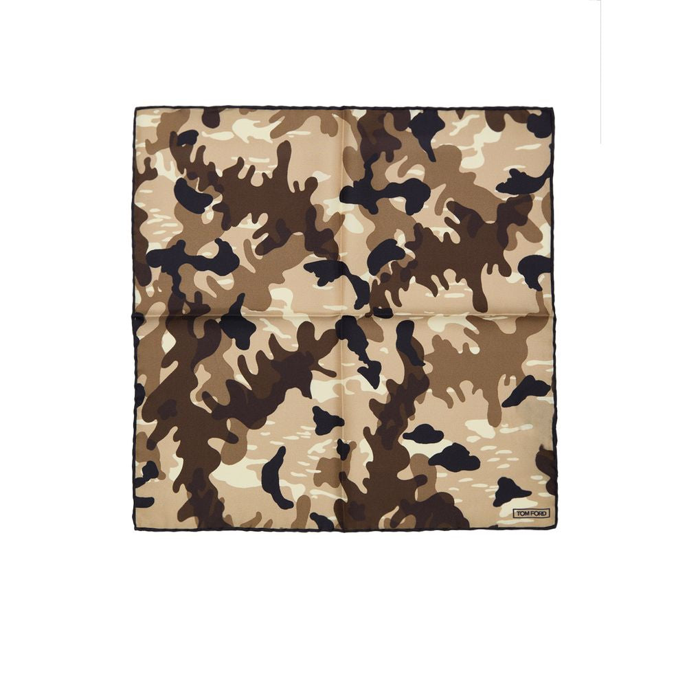 Tom Ford Beige Silk Pocket Square - BrandFit 88
