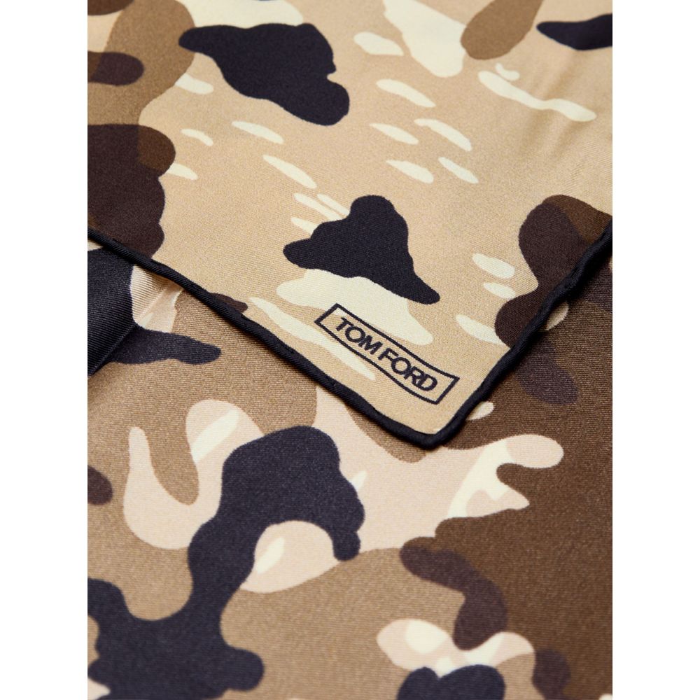 Tom Ford Beige Silk Pocket Square - BrandFit 88