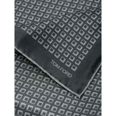 Tom Ford Green Silk Pocket Square