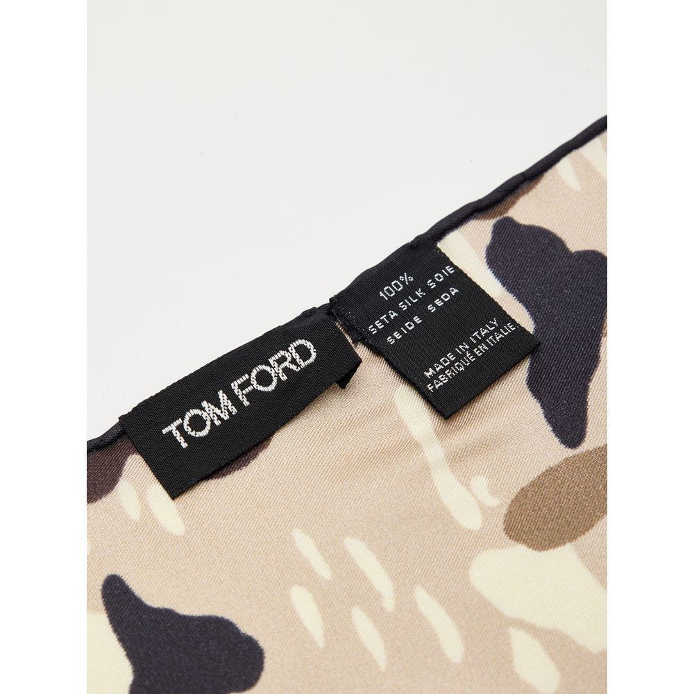 Tom Ford Beige Silk Pocket Square - BrandFit 88