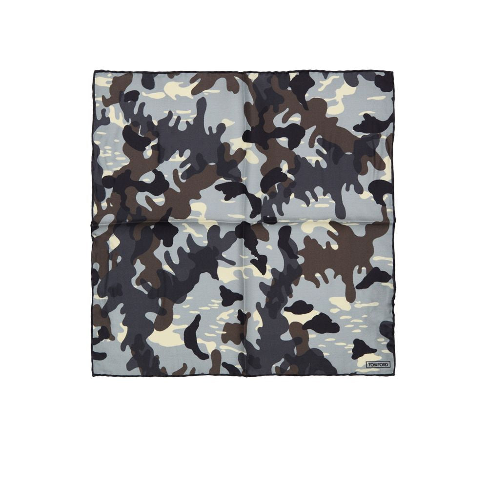Tom Ford Gray Silk Pocket Square - BrandFit 88
