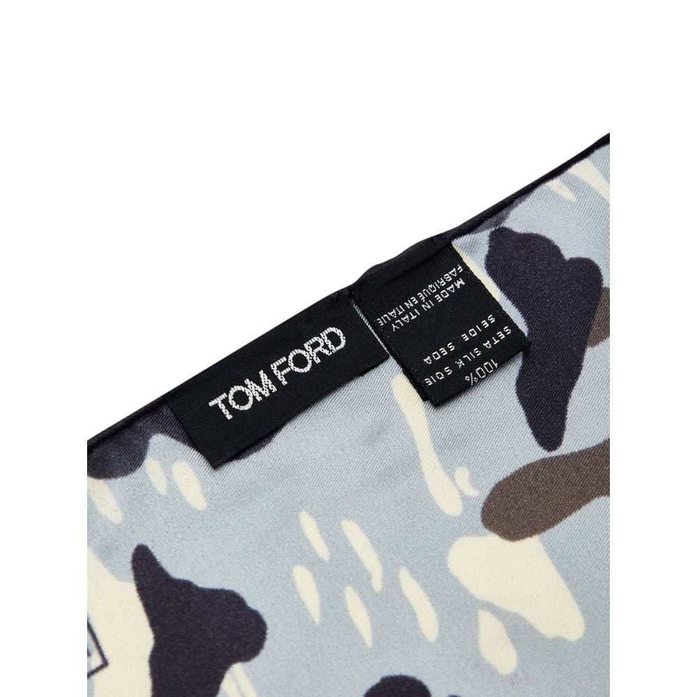 Tom Ford Gray Silk Pocket Square - BrandFit 88
