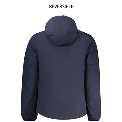 K-WAY Blue Nylon Jackets & Coat
