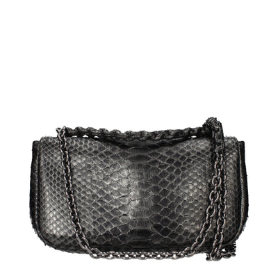 Tom Ford Gray Skin Shoulder Bag