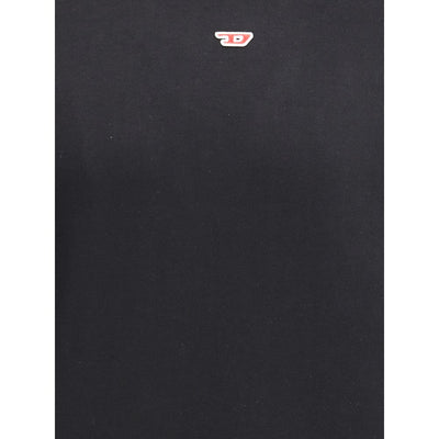 Diesel Black Cotton Sweatshirt