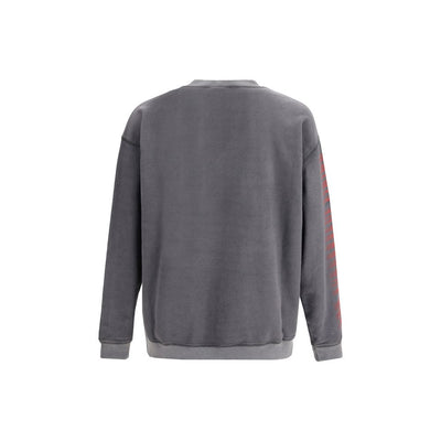 Diesel Gray Cotton Sweatshirt