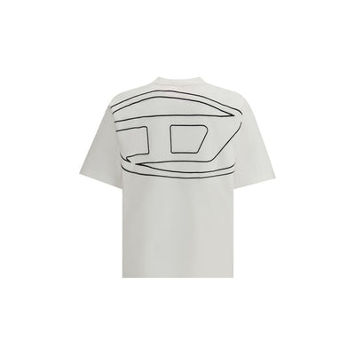 Diesel White Cotton T-Shirt
