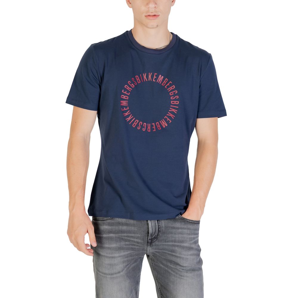 Bikkembergs Blue Cotton T-Shirt