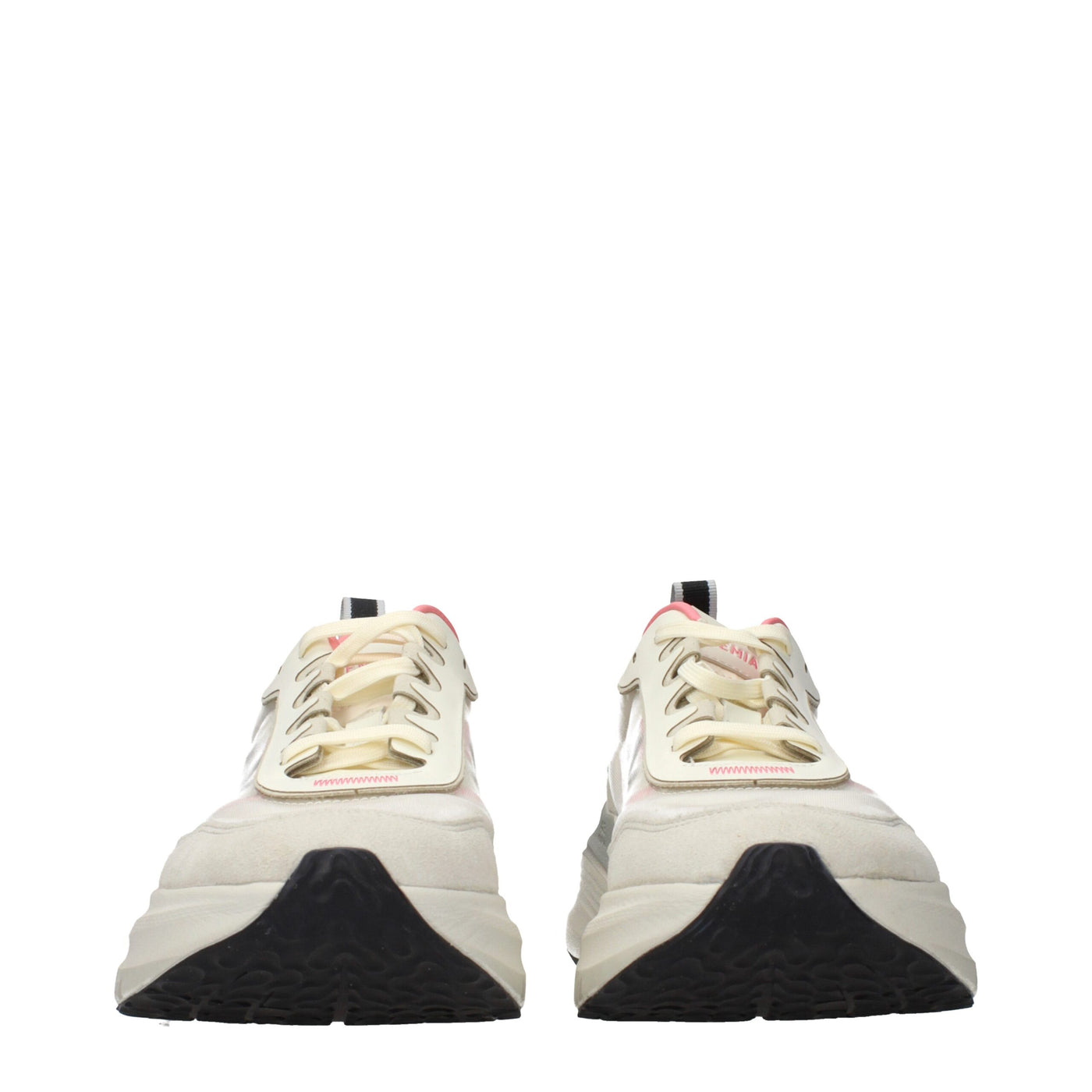 Premiata Beige Fabric Chunky Sneakers