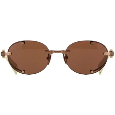 Balmain Brown Acetate Sunglasses