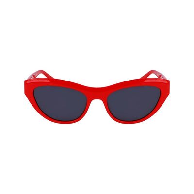 Ferragamo Red Acetate Sunglasses