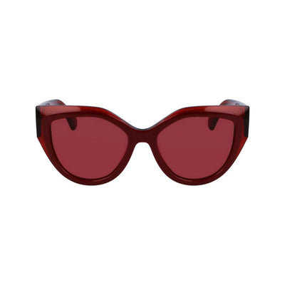 Ferragamo Red Acetate Sunglasses