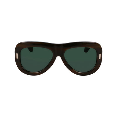 Ferragamo Green Acetate Sunglasses