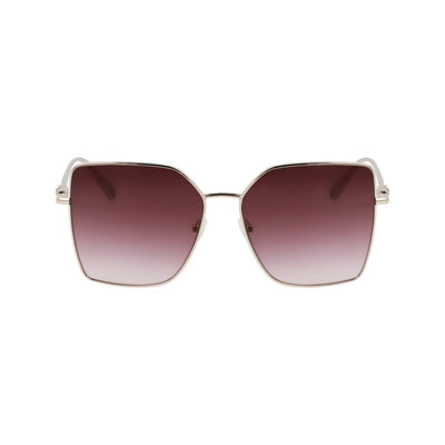 Longchamp Gold Metal Sunglasses