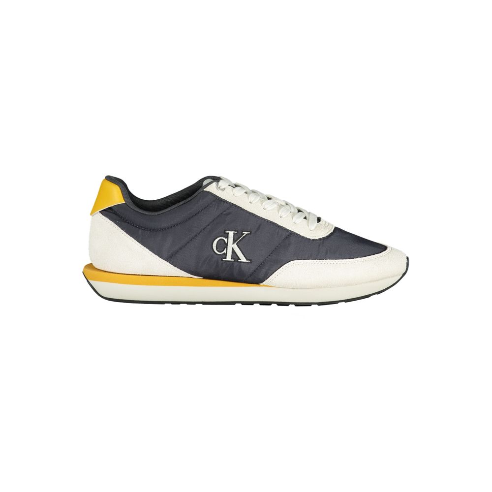 Calvin Klein Blue Recycled Polyester Men Sneaker