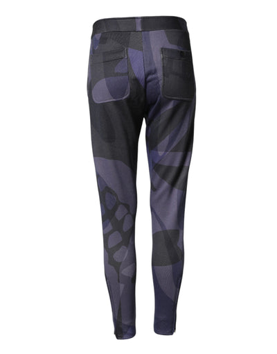 Alexander McQueen Multicolor Patterned Tapered Fit Men Pants