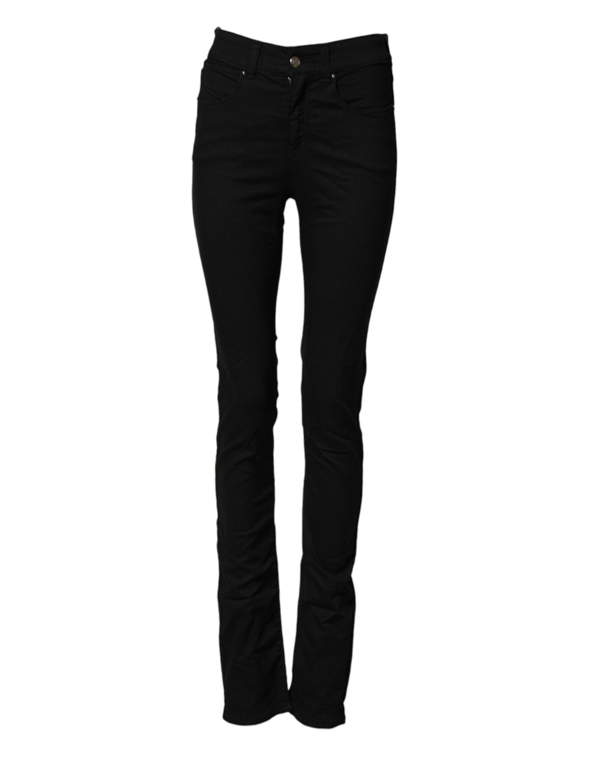 Armani Jeans Black Mid Waist Cotton Stretch Skinny Denim Jeans - BrandFit 88