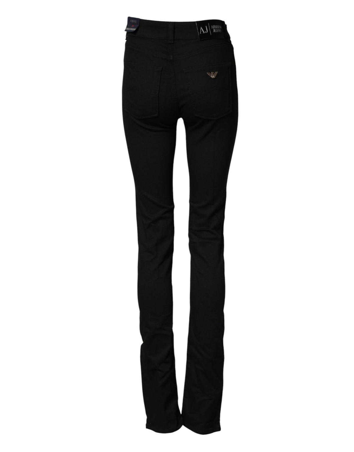 Armani Jeans Black Mid Waist Cotton Stretch Skinny Denim Jeans - BrandFit 88