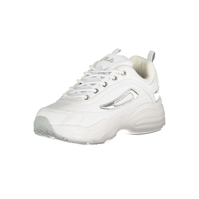 Fila White Polyester Women Sneaker