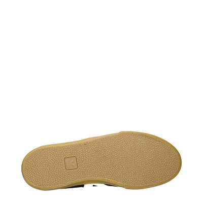 Veja Black Leather Low Top Sneakers