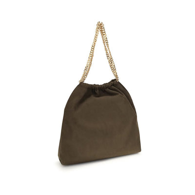 Stella McCartney Brown Polyester Shoulder Bag