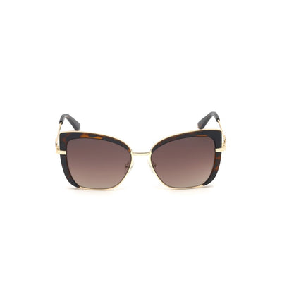 Guess Brown Metal Sunglasses