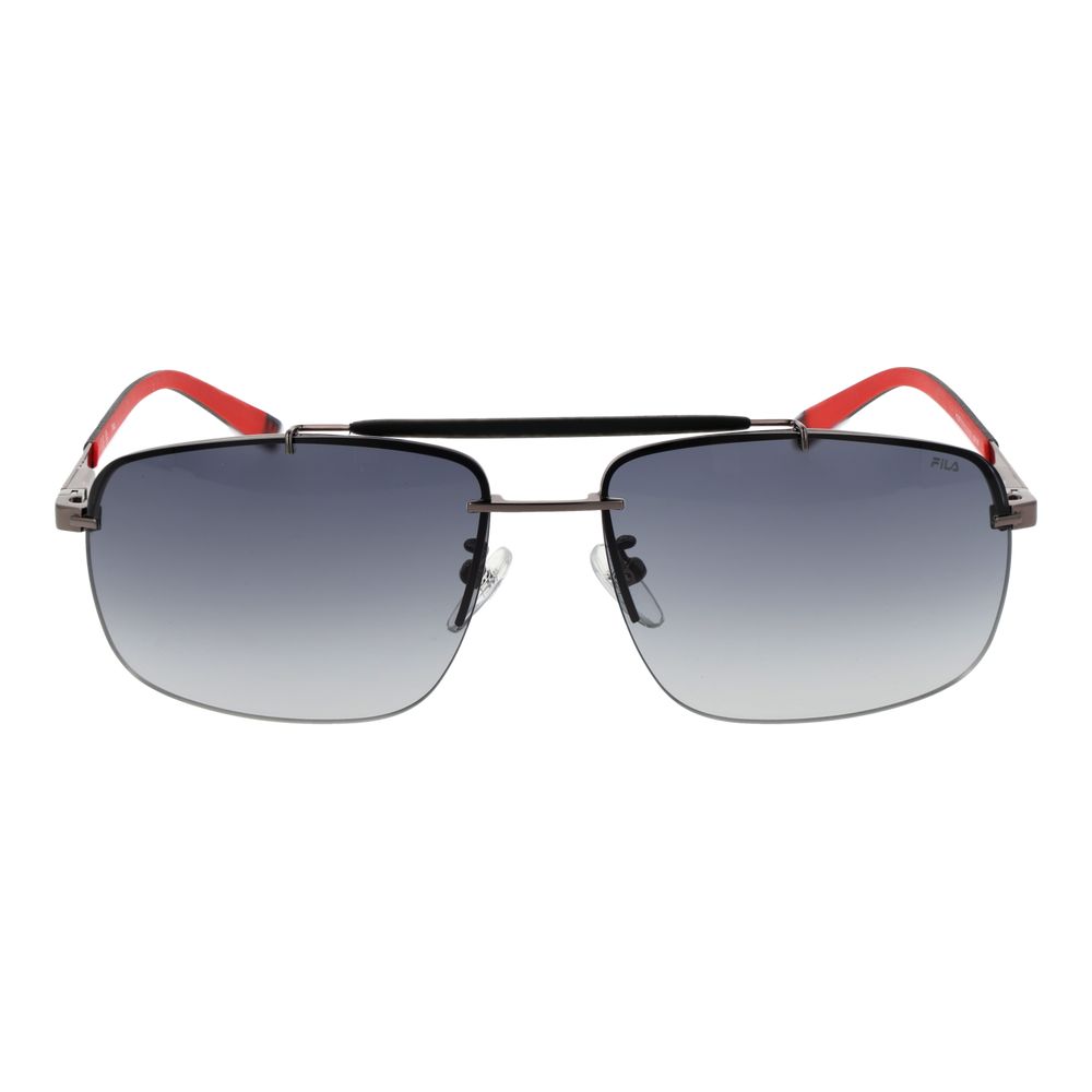 Fila Gray Stainless Steel Sunglasses