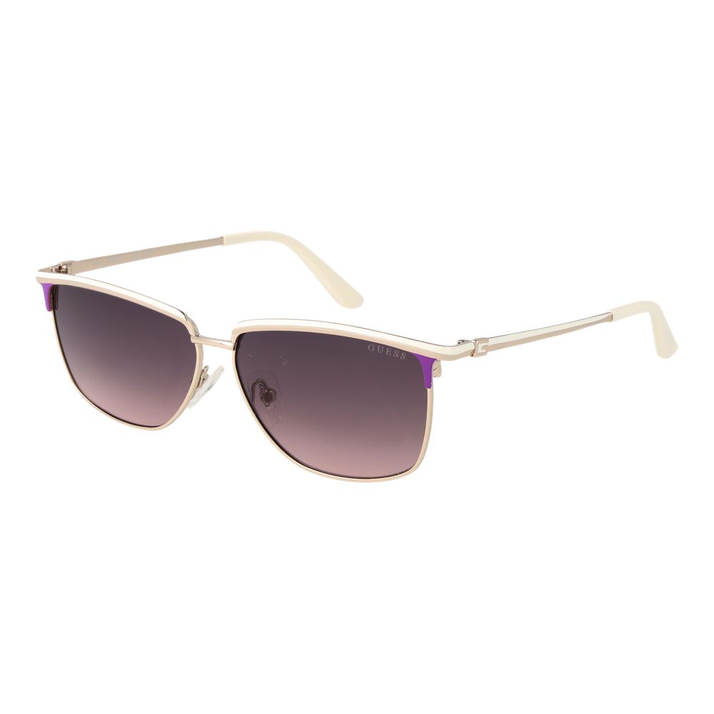 Guess White Metal Sunglasses