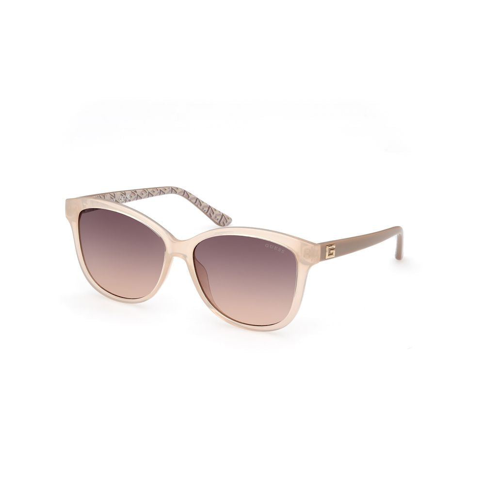 Guess Beige Resin Sunglasses