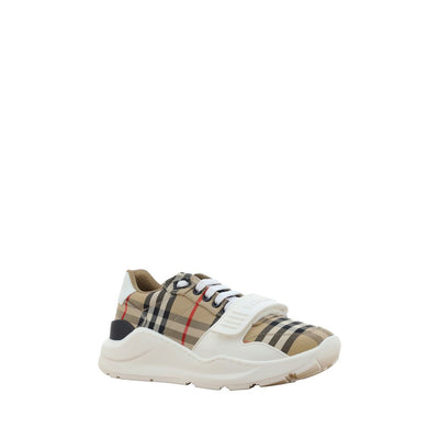 Burberry Beige Rubber Athletic Sneakers