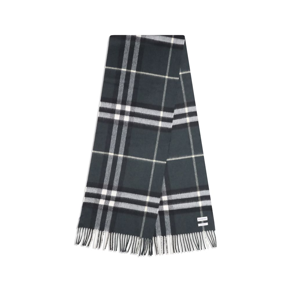 Burberry Green Cashmere Scarf