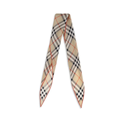Burberry Beige Silk Scarf