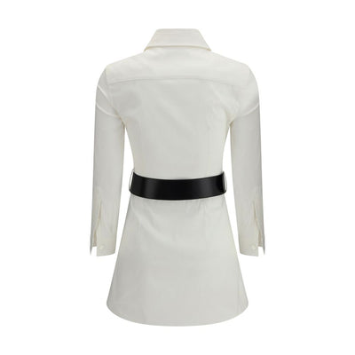Balenciaga White Cotton Casual Dress