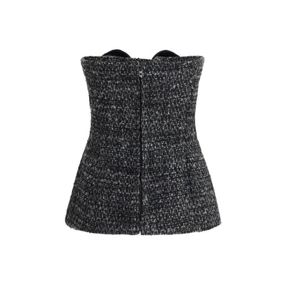 Diesel Gray Polyester Top