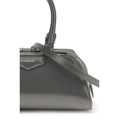 Givenchy Gray Calf Leather Bos Taurus Handbag