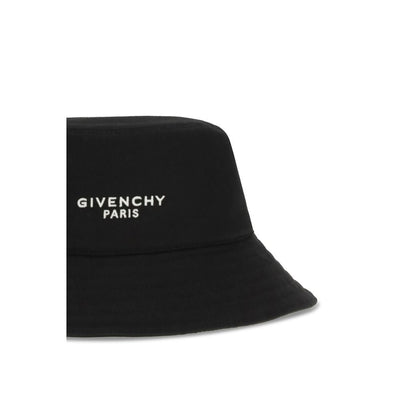 Givenchy Black Cotton Bucket Hat