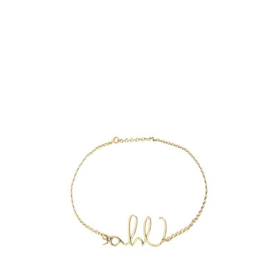 Chloé Gold Brass Thin Belt