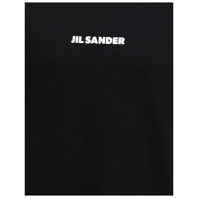Jil Sander Black Cotton T-Shirt