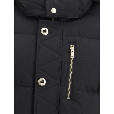 Moose Knuckles Black Cotton Coat