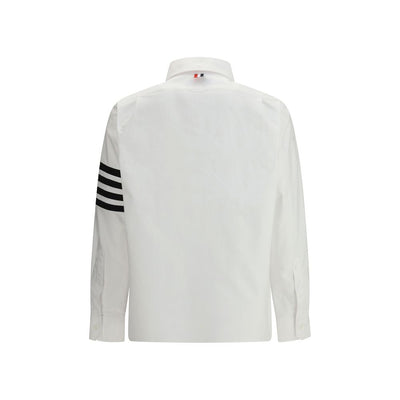 Thom Browne White Cotton Dress Shirt