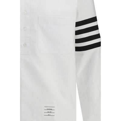 Thom Browne White Cotton Dress Shirt