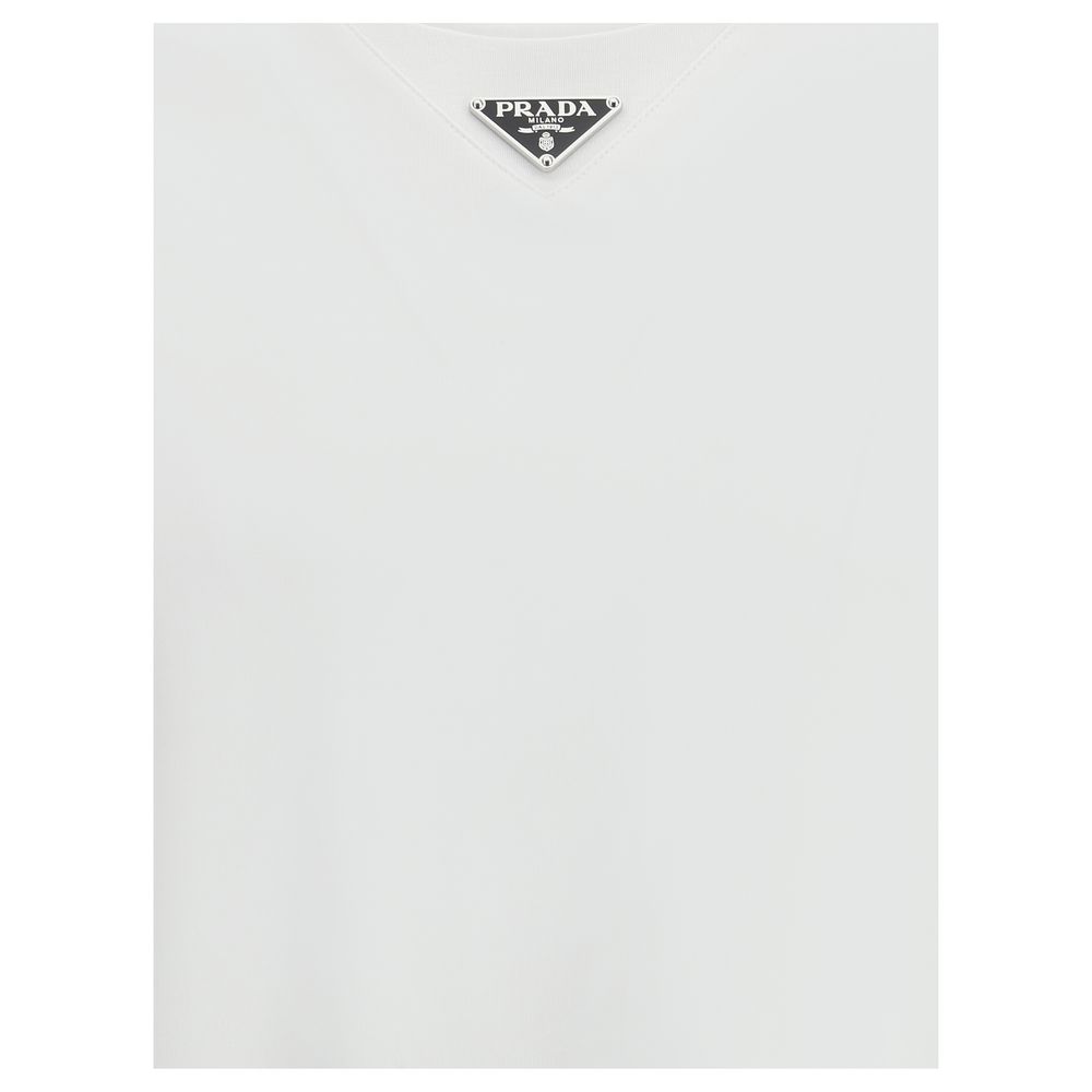 Prada White Cotton T-Shirt
