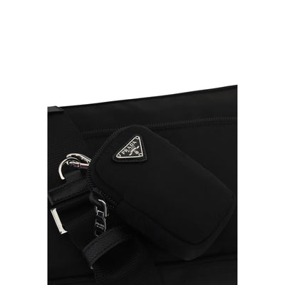 Prada Black Nylon Shoulder Bag