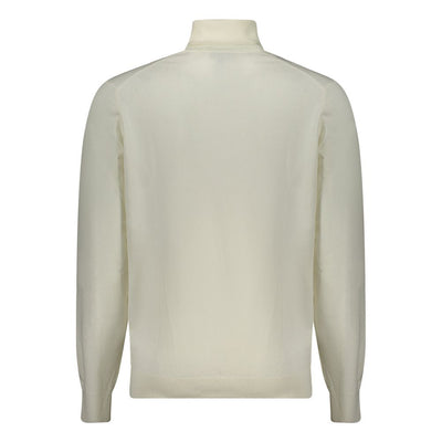 Norway 1963 White Polyester Men Sweater